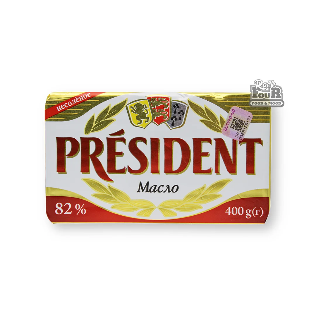 Cultured butter "President" 82% 400g